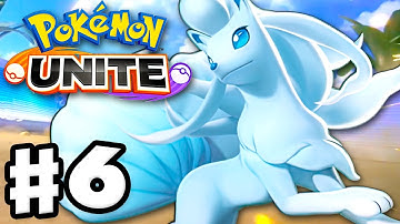 Freezing Foes with Alolan Ninetails! - Pokemon Unite - Gameplay Walkthrough Part 6 (Nintendo Switch)