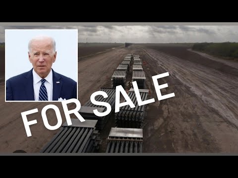 Biden Selling Off Sections Of Border Wall - YouTube