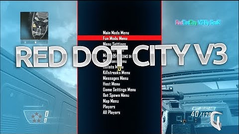 [PS3] Red Dot City V3 Black Ops 2 GSC Mod Menu [1.19]