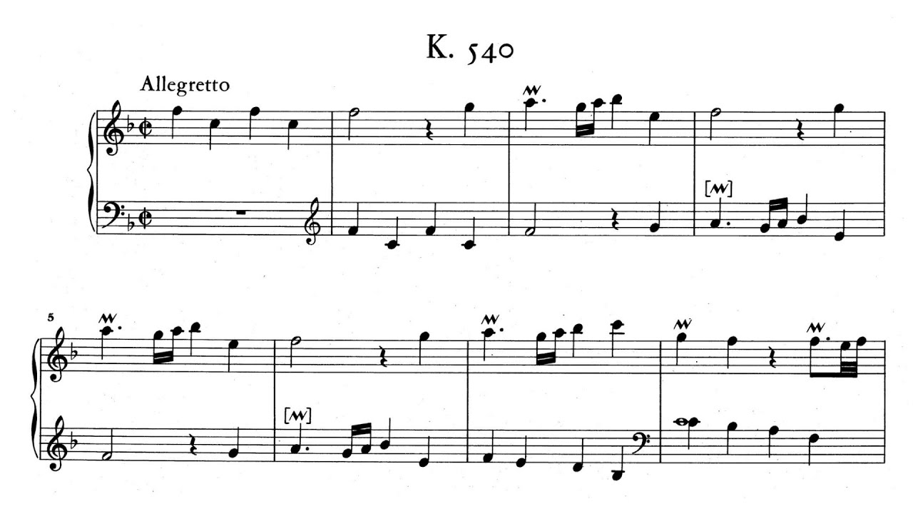 Scarlatti: Keyboard Sonata in F major, K.540