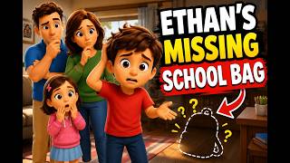 Ethan's Missing School Bag😱 A Heartwarming Family Story with an Unexpected Ending l Emotional story
