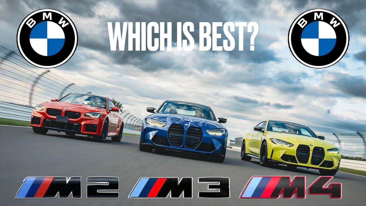 2025 BMW M2 vs BMW M3 vs BMW M4 - Track Drive Comparison