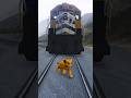 Gta V - Franklin Saving Baby Lion ( Simba ) From Train #shorts