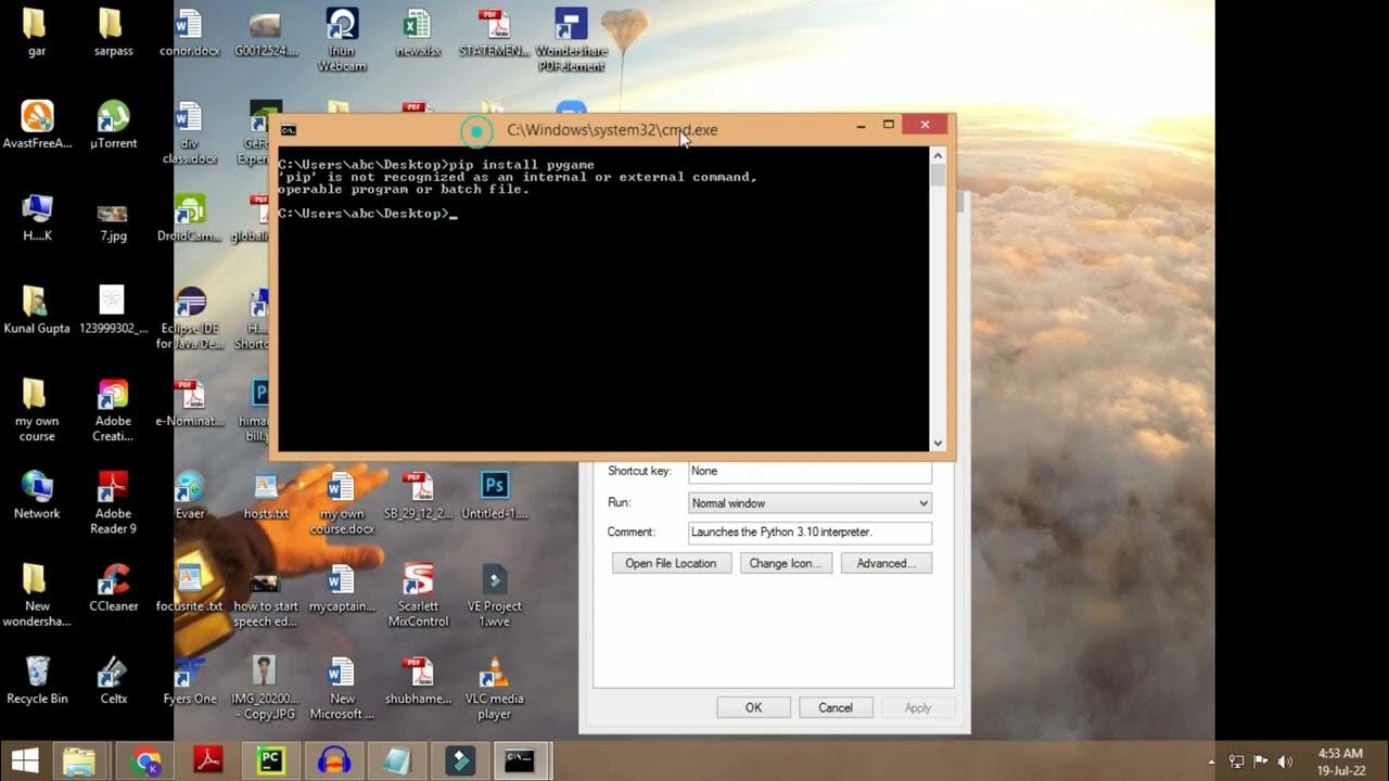How to install pygame or pyinstaller | Python - YouTube