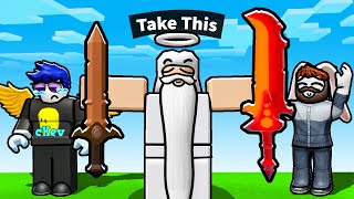 God chooses our weapons.. *UNFAIR* (Roblox Bedwars)