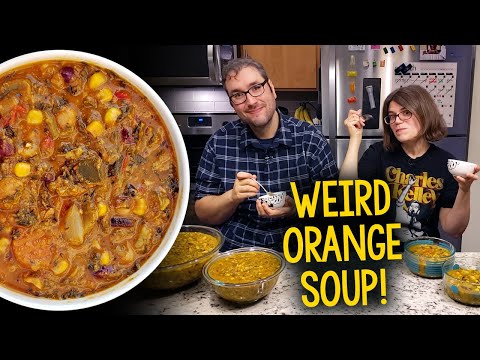 Recipe: Italian Vegetable Bean Soup aka “Weird Orange Soup” (Vegan, Oil-Free)