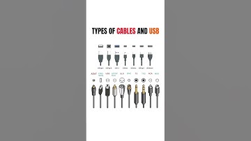 TYPES OF CABLES AND USB #shortsfeed #ytshorts #viral #programming #windows10 #shortcut #keyboard