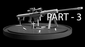 Modeling sniper gun 3ds max tutorial part - 3