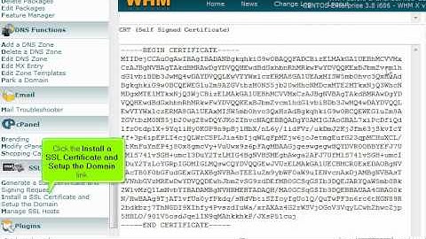 Generating and Installing SSL certificates in WHM - 4GoodHosting Support