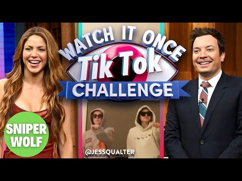 Watch It Once TikTok Challenge with Shakira & Jimmy Fallon | @SniperWolff