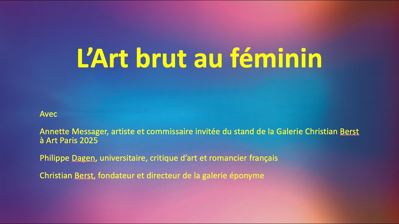 L'art brut au féminin - Art Paris 2025