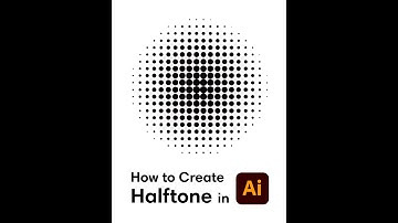 How to create Halftone in illustrator | #illustrator #Ai #illustrator Tutorial