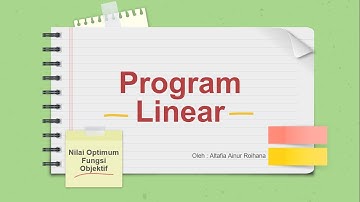 Video Pembelajaran PROGRAM LINEAR Kelas XI Part 2 (Nilai Optimum Fungsi Objektif)