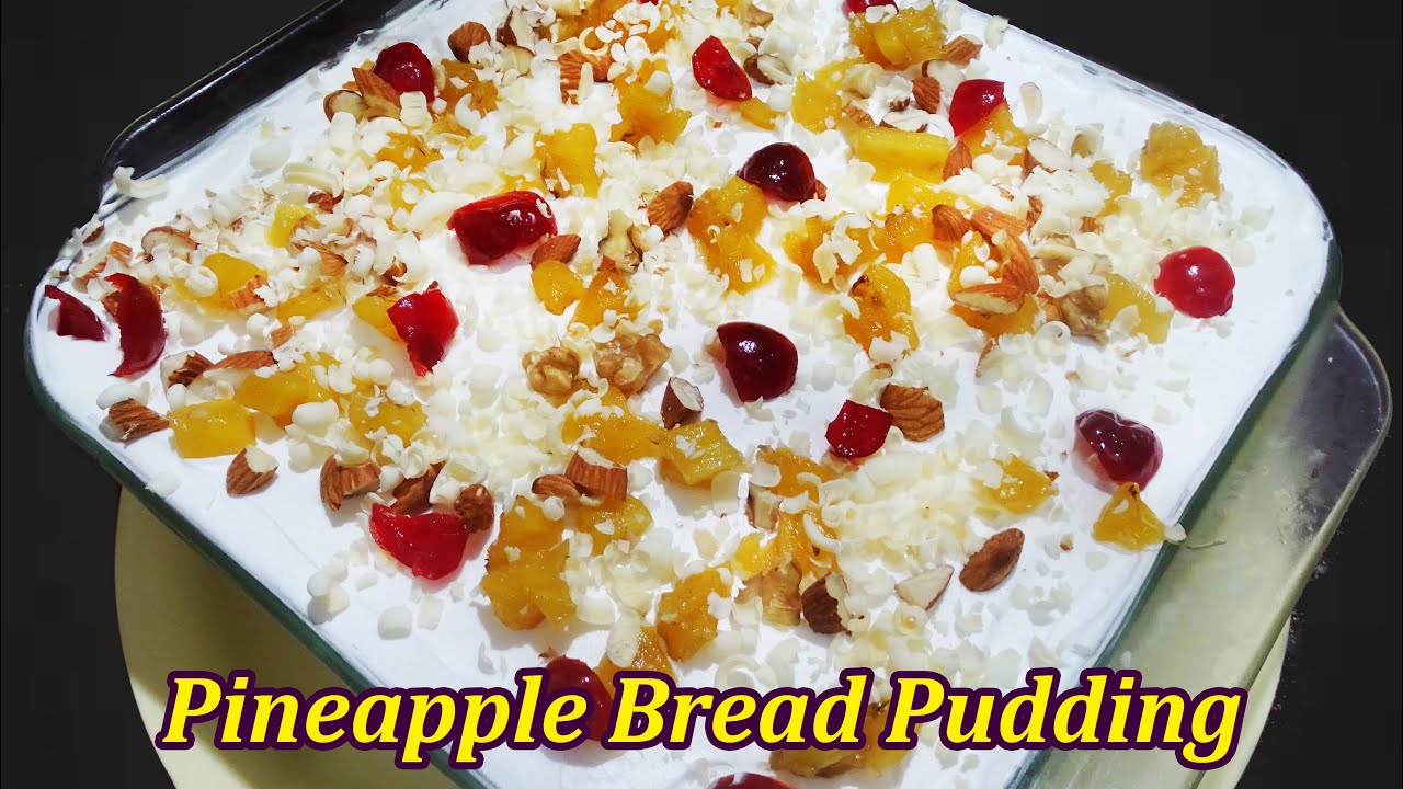 Pineapple Bread Pudding || पाइनएप्पल ब्रेड पुडिंग || Easy Pineapple Pudding || Classicraft Foods