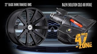 Injen Evolution Cold Air Intake And 22 Black Rhino Rims For 2019 Infiniti Qx80 47-Zone