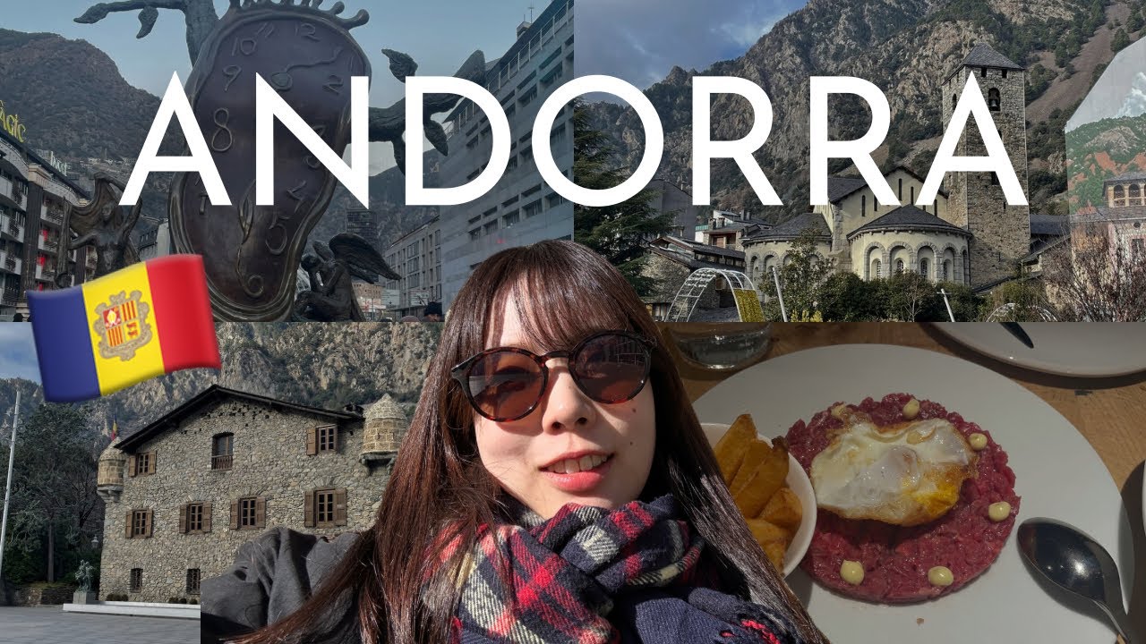 【🇪🇸スペイン#4・🇦🇩アンドラ】アンドラってどんなところ？バルセロナから足を伸ばしてアンドラ・ラ・べリャ1日観光してみた【冬休み】【旅行Vlog】