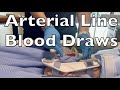 Drawing blood from an arterial line