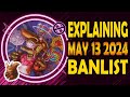 Banning All Sticker Cards - Explaining the May 13, 2024 Banlist