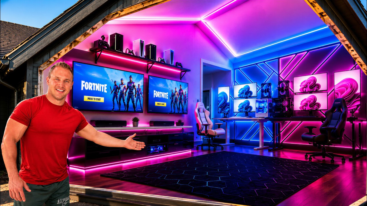 I Built The Ultimate $30,000 Gaming Room!