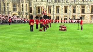 Queen presents new colours to the Coldstream Guards
