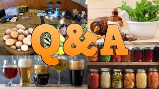 Live Q&A #10 Ask Me about Gardening, Homesteading, Business, Growing & Preserving Food, Chickens etc