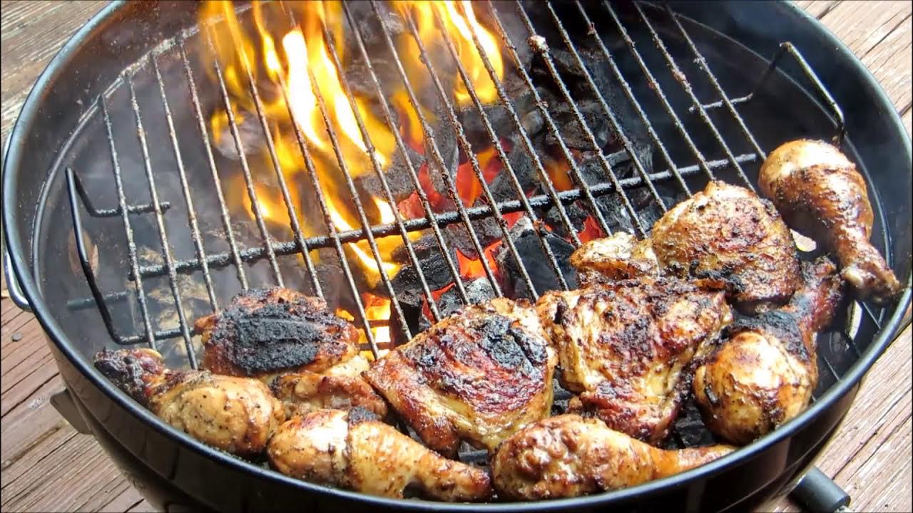 how do you bbq chicken on a weber grill