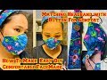 DIY For Beginners How to Make Easy More protection  Facemask /With Matching Headband Buttons