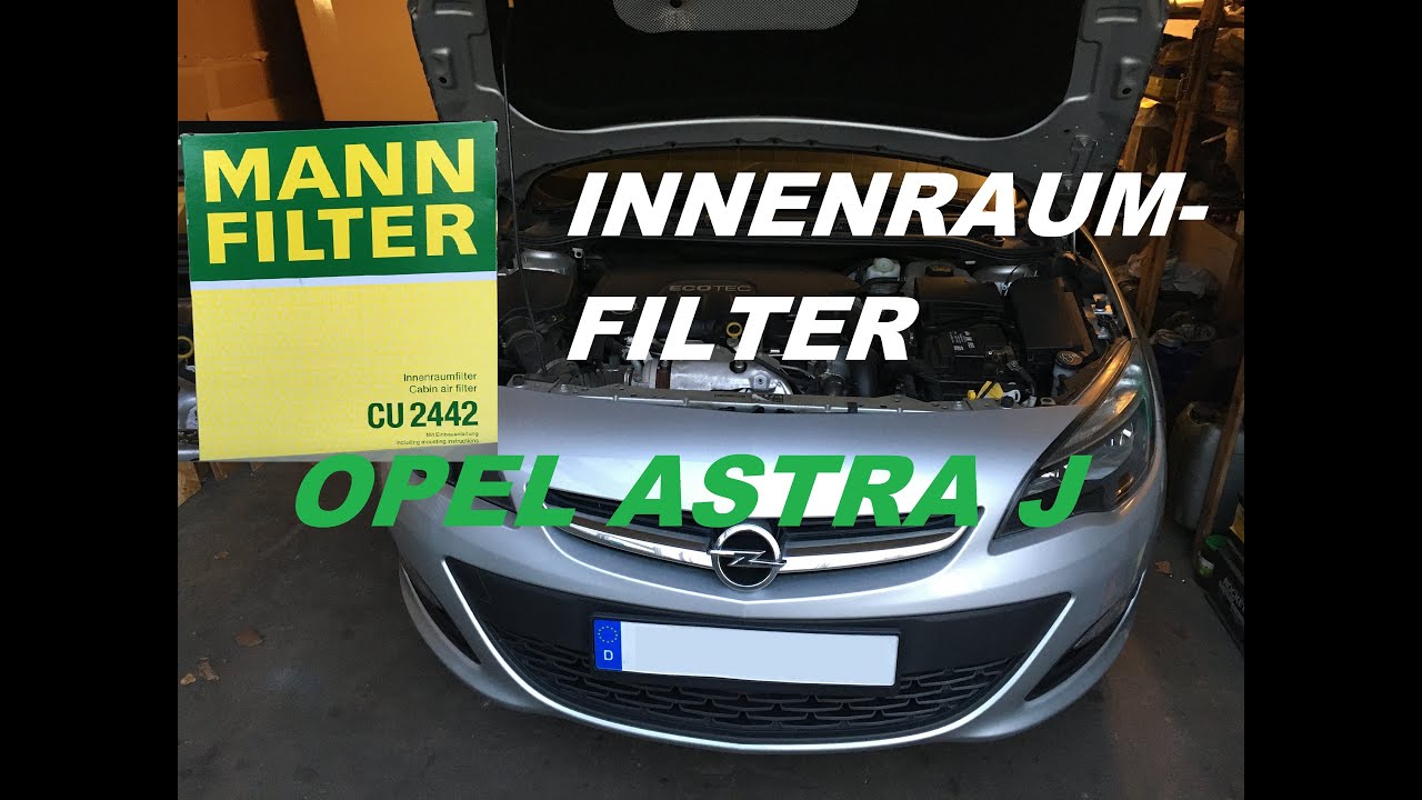 Opel Astra J Sports Tourer Heckwischer Wechseln OPEL ASTRA J Sports Tourer 1,6 CDTI Innenraumfilter wechseln - YouTube