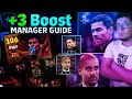 eFootball 2024 Manager Guide Player boost, Booster, Legend and GP managers