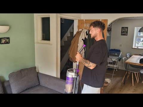James Wiltshire Hoovers the Sofa