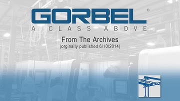 Gorbel Work Station Cranes in and Around CNC Machines