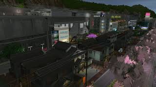 VRM-NX 山間のS字カーブ駅 ~Night Mode~【鉄道模型シミュレーター】