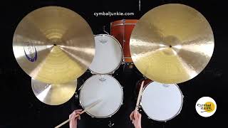 Timothy Roberts 22" ReCreation ride cymbal (2116g) 1080p