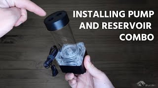 Bykski pump and reservoir water cooling combo installation guide