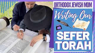 Writing our SEFER TORAH | We Are Getting a New TORAH! | Orthodox Jewish Mom (Jar of Fireflies)
