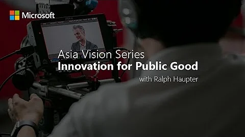 Asia Vision Series: Innovation for public good