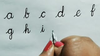Cursive Small Letters For Beginners Creative Writing Zone