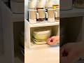 Genius Kitchen Counter Organization Hacks To Save SPACE! #shorts #furniture #home