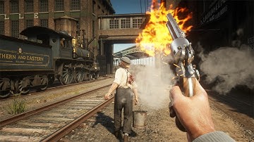 Red Dead Redemption 2 : Torturing and Brutally Killing NPCs #24 (Euphoria Ragdolls)