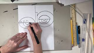 Sandra Silberzweig Portraits Day 1 - Drawing