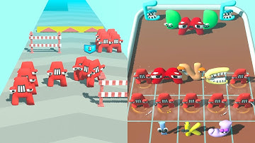 Merge Alphabet: Lore Run GamePlay - iOS, Android Part 1