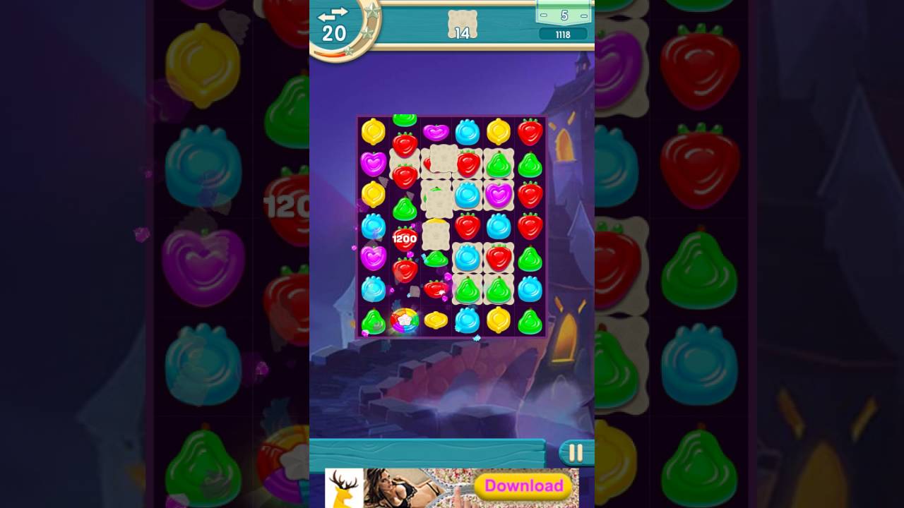Fruit candy blast Gameplay android - YouTube