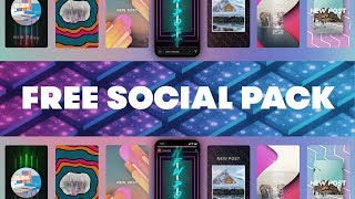 FREE SOCIAL PACK: Instagram Story Templates and Assets | Free Assets