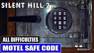 Silent Hill 2 Remake - Jacks Inn Safe Code | Motel Safe Code (West Side of South Vale)