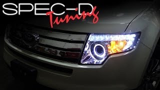 SPECDTUNING INSTALLATION VIDEO: 2007-2010 FORD EDGE PROJECTOR HEADLIGHTS