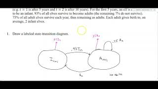 Modeling with Eigenvalue Dominance - 2 Stage Example