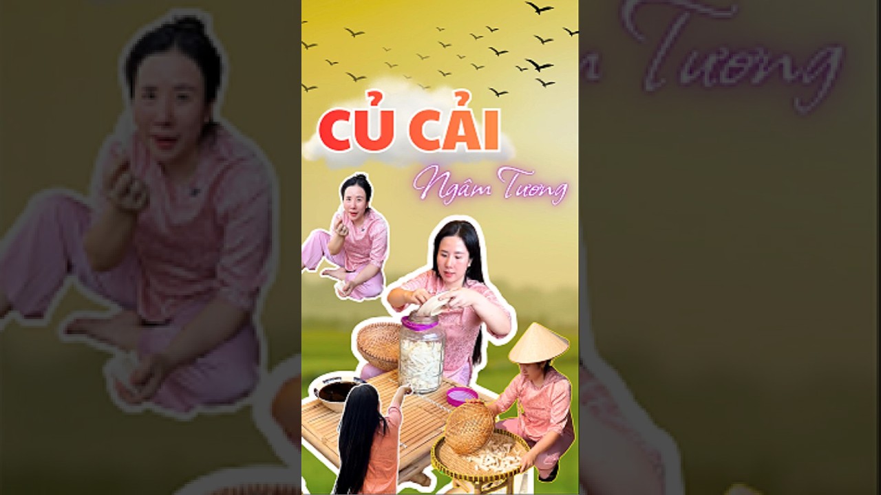 CỦ CẢI NGÂM TƯƠNG- AI NÓI KHÔNG NGON ? Soy Sauce Pickled Radish – Who Says It’s Not Delicious?