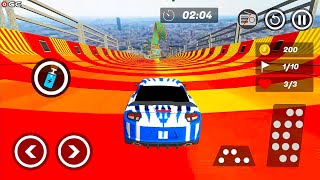 Ramp Car Stunts Crazy Car Game / Impossible GT Car Driver / Android GamePlay screenshot 2