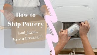 How to Ship Pottery (without plastic) and Never Have a Breakage!