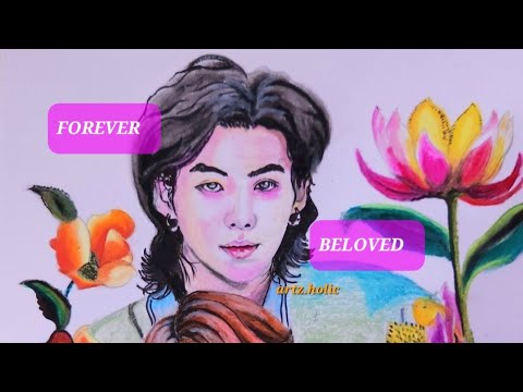 Yoonmin Painting : Forever Beloved 💖 #painting #btsfanart #yoonmin #bts